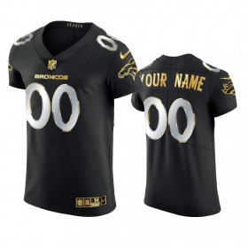 Tröjor Denver Broncos Custom Svart Golden Edition - Män